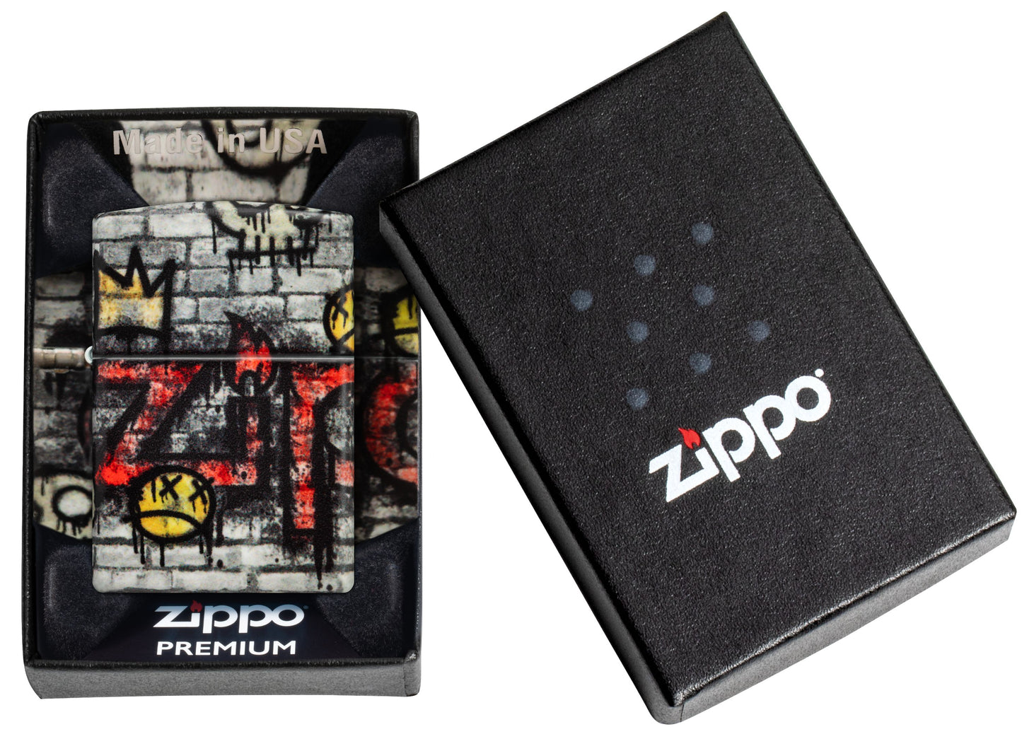 Zippo Street Art Design, 540 Color Matte Lighter #46282