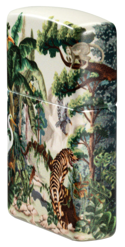 Zippo Tropical Jungle Design. 540 Color Lighter #46016