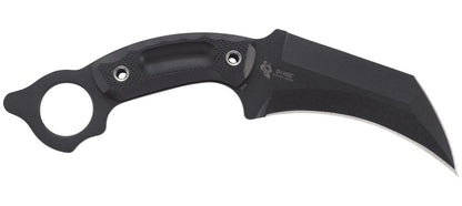 CRKT Du Hoc, Plain Edge Fixed Blade Knife, SK5 Carbon Steel + Sheath #2630