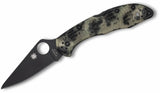 Spyderco Delica 4, Glow In The Dark FRN Handles, Made in Japan #C11ZFPGITDBK