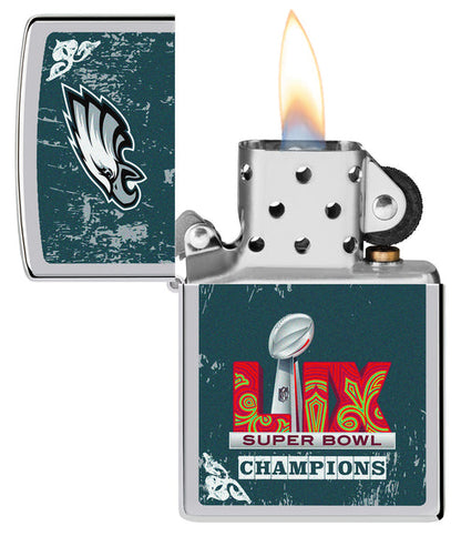 Zippo NFL Super Bowl LIX Champions Philadelphia Eagles Lighter #46773