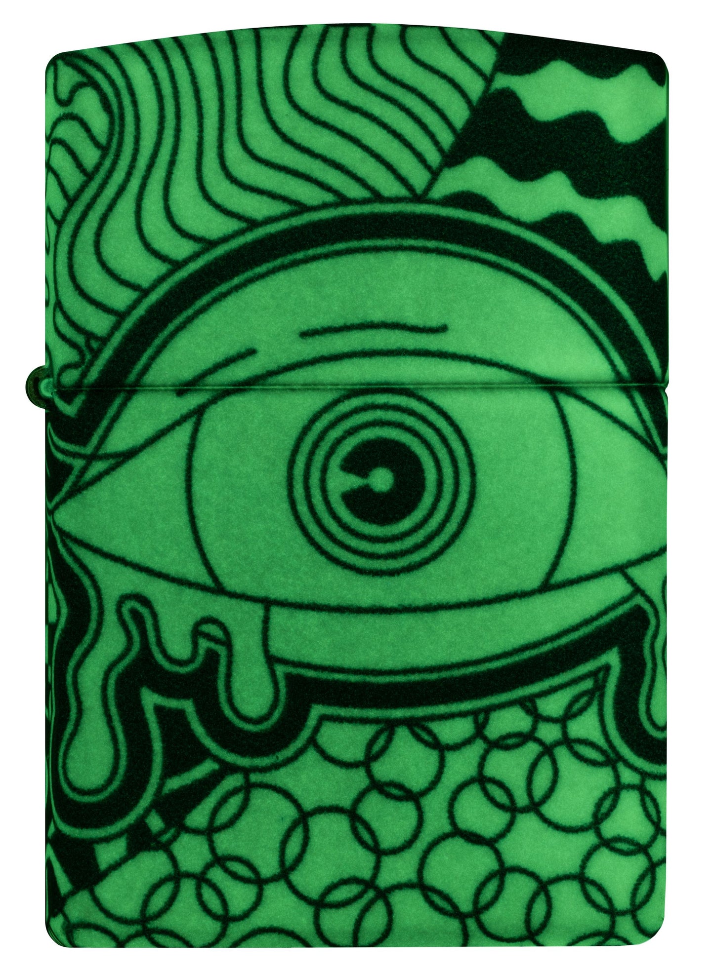 Zippo Psychedelic Eye Glow in the Dark 540 Design Lighter #46428