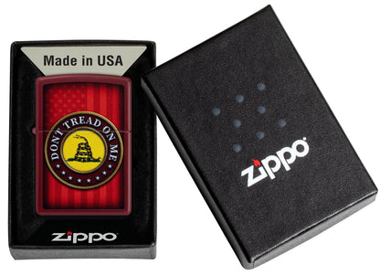 Zippo Don’t Tread On Me Design, Merlot Lighter #46419