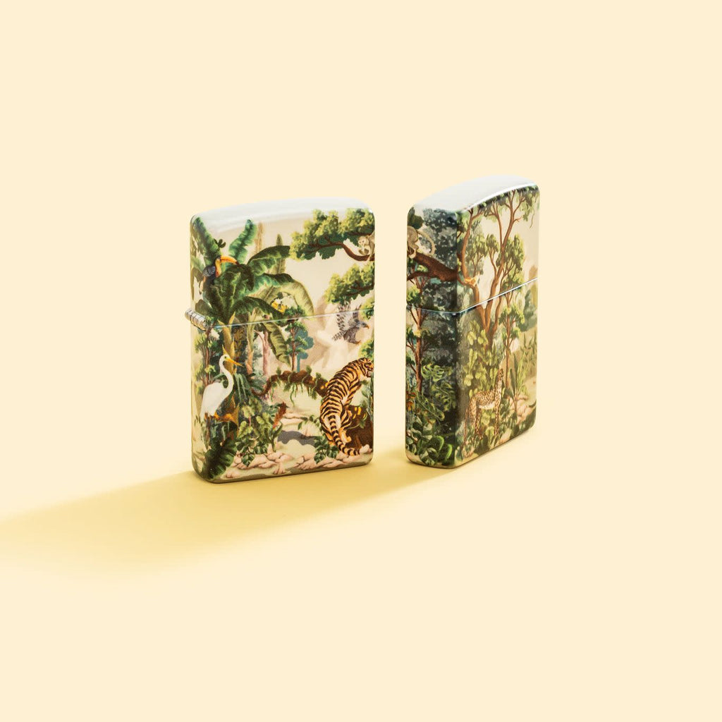 Zippo Tropical Jungle Design. 540 Color Lighter #46016