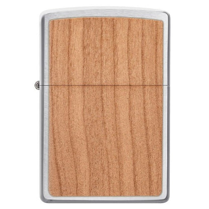Zippo WOODCHUCK Cherry Wood Emblem, 100% Real Wood Lighter #49462