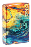 Zippo Mars Swirls Design, 540 Tumbled Brass Fusion Lighter #48778