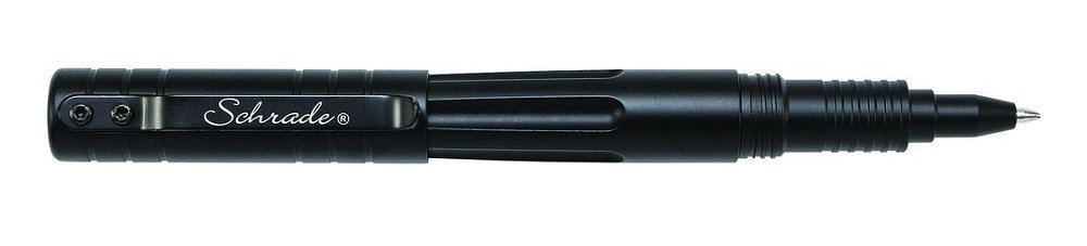 Schrade Tactical Pen, Black CNC Machined Aluminum, Ball Point #SCPENBK