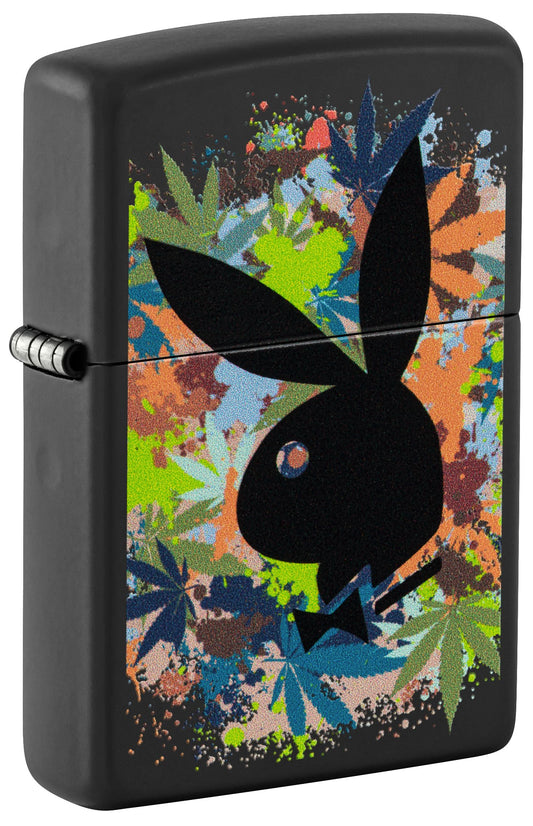 Zippo Playboy Logo Design, Black Matte Lighter #46222