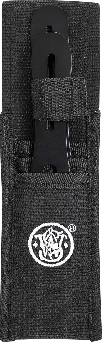 Smith and Wesson Bullseye Black 8" Throwing Knives, 3 Pack #SWTK8BCP