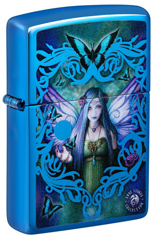 Zippo Anne Stokes Fairy Design, High Polish Blue Lighter #48985