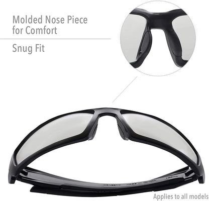 UVEX by Honeywell Hypershock Safety Glasses, Antifog Lens #S2960HS