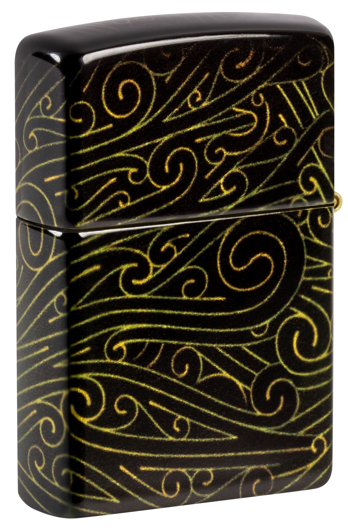 Zippo Cannabis Design, 540 Tumbled Brass Fusion Lighter #46276