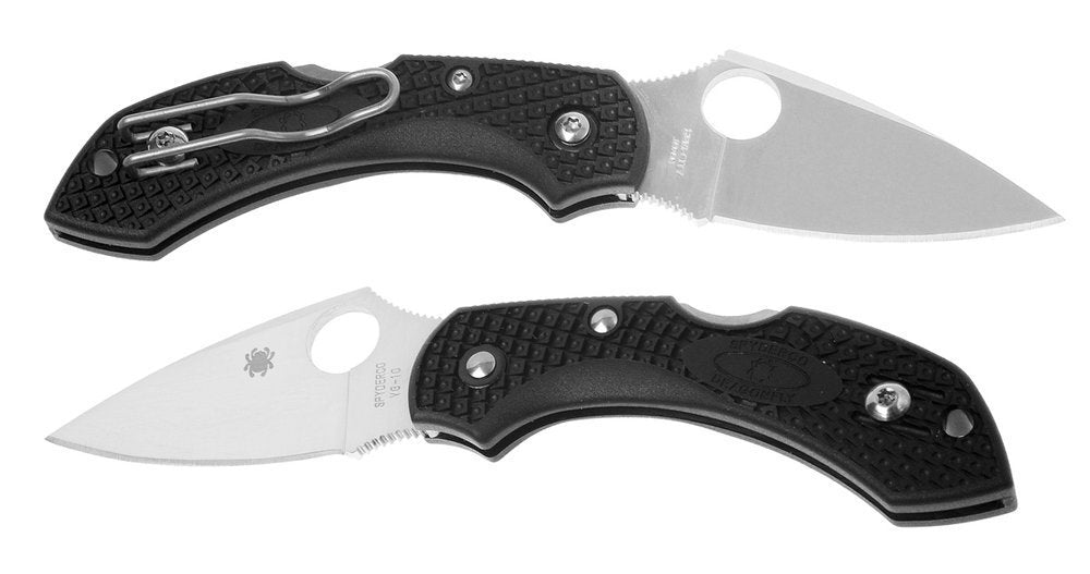 Spyderco Dragonfly 2 Folding Knife, FRN Handle, Black #C28PBK2