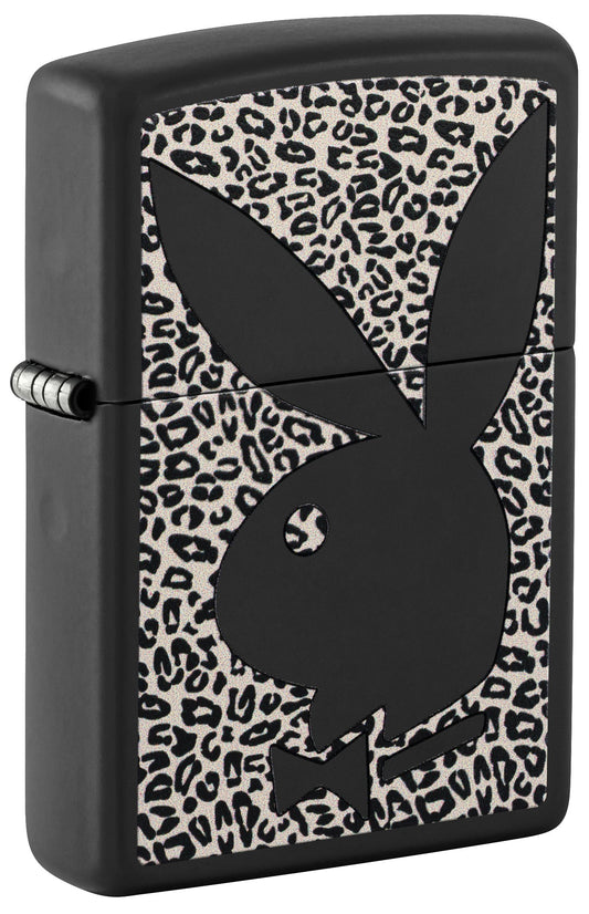 Zippo Playboy, Black Matte Lighter #47394