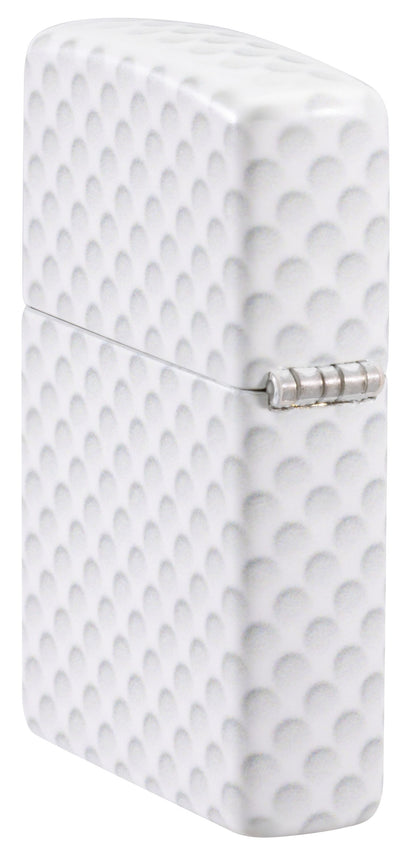 Zippo Golf Ball Logo, White Matte Lighter #47211