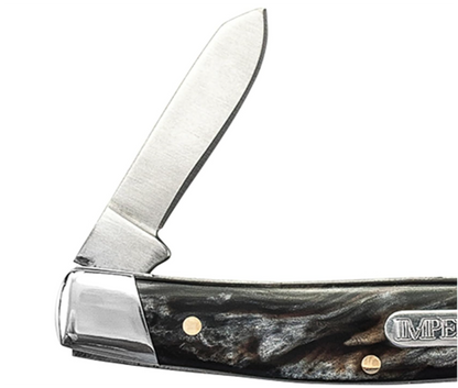 Schrade Imperial Medium Grey/Swirl Stockman Traditional Pocket Knife #IMP16S
