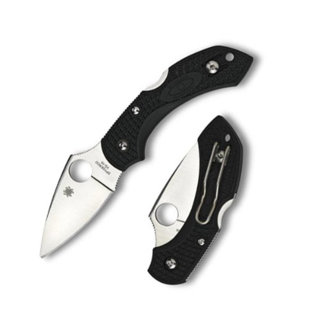 Spyderco Dragonfly 2 Folding Knife, FRN Handle, Black #C28PBK2