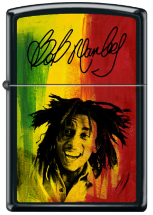 Zippo Bob Marley Design, Black Matte Lighter #46996