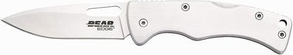 Bear & Son Bear Edge 2" Folding Pocket Knife, Satin Blade 440 Stainless #61524