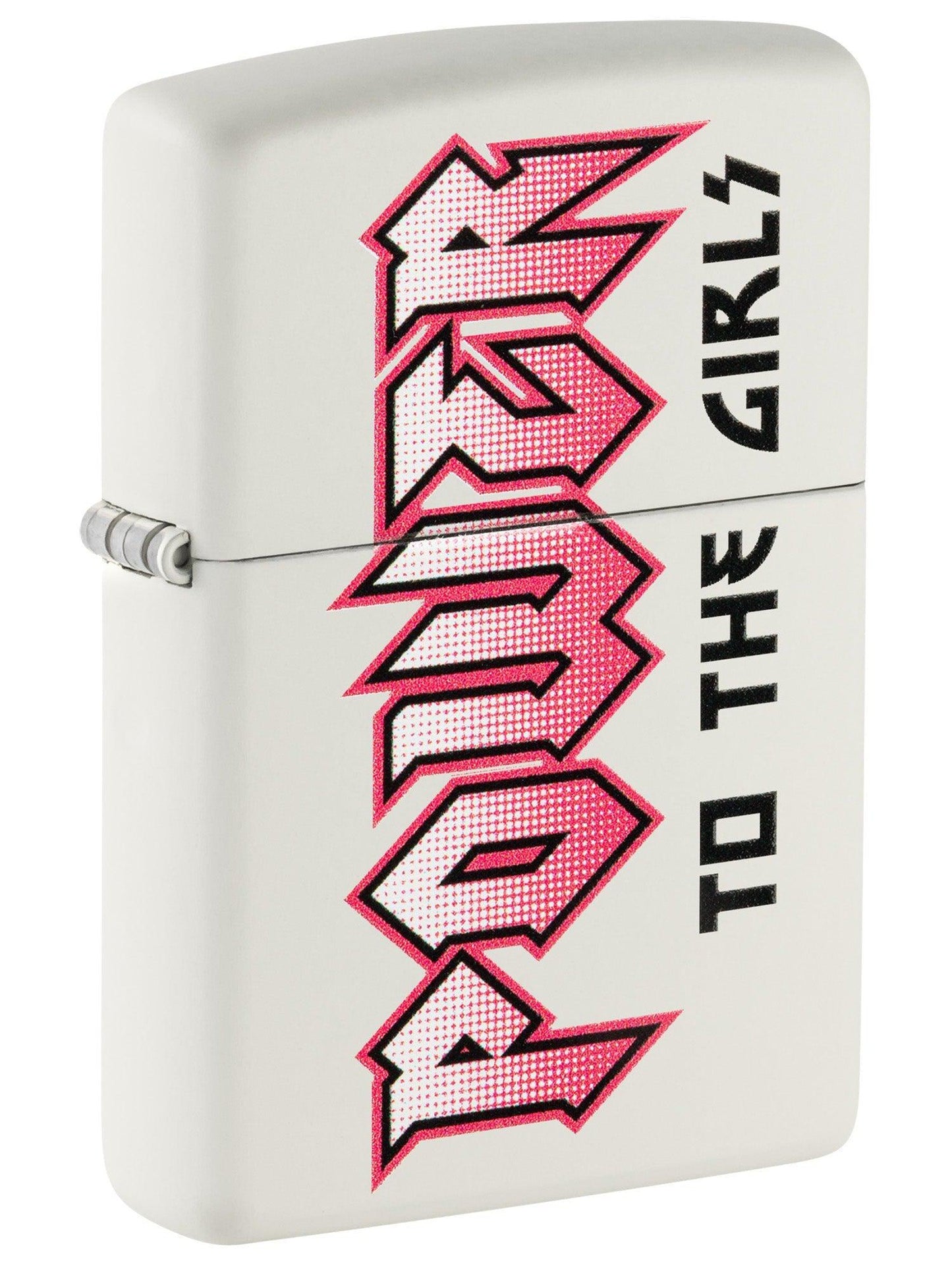 Zippo Power to the Girls Design, White Matte Lighter #48870