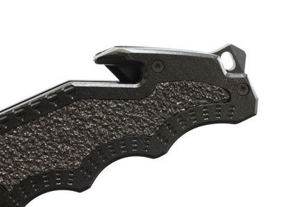 Smith & Wesson Border Guard 4.25" Serrated Blade, Carbon Black EDC Knife #SWBG1S