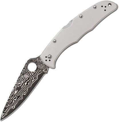 Spyderco Endura 4, Titanium Damascus, 97mm Blade, Made In Japan #C10TIPD