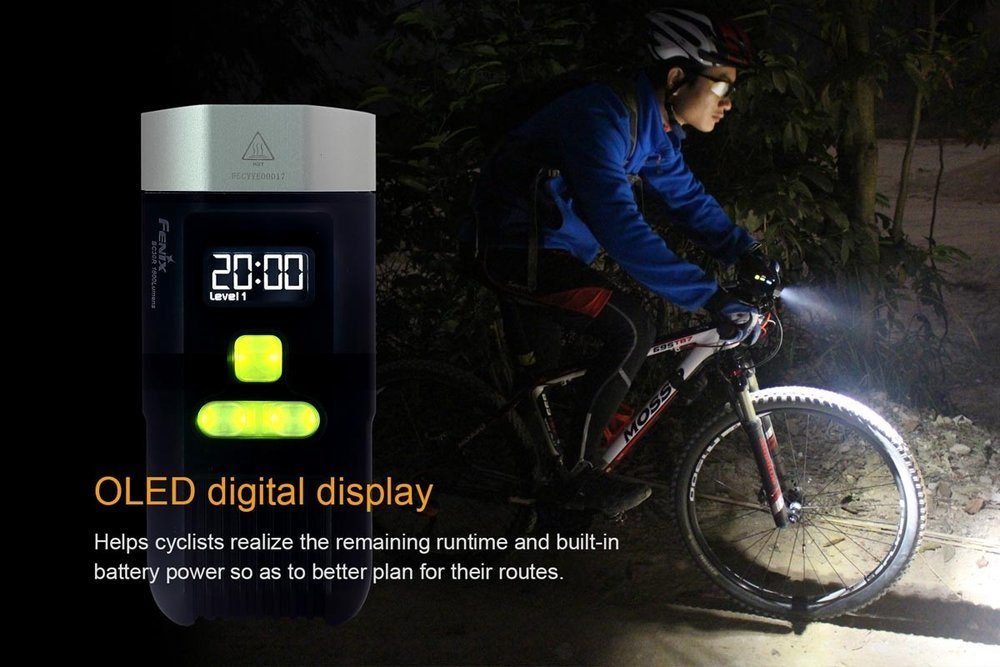 Fenix BC30R LED Bike Light, w/ USB Rechargeable Battery, 1800 Lumens, – Benhalex