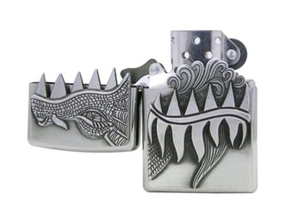 Zippo Fire Breathing Dragon Emblem Lighter #28969