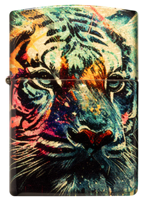 Zippo Painted Tiger 540 Fusion Design Lighter #46145