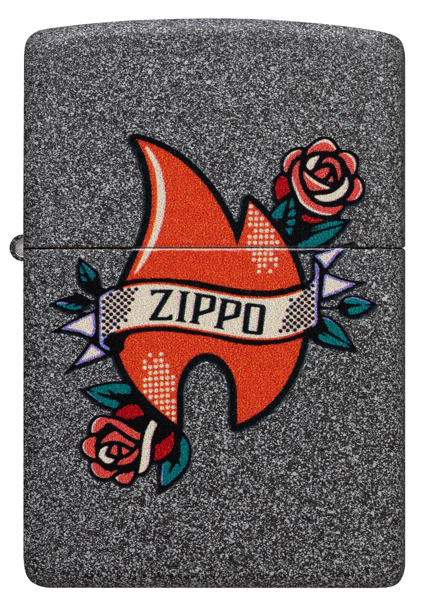 Zippo Flame Tattoo, Iron Stone Lighter #47268