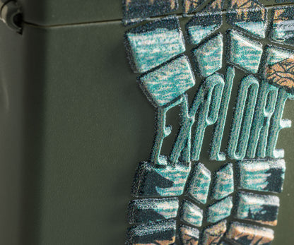 Zippo Explore Boot, Green Matte Lighter #47433