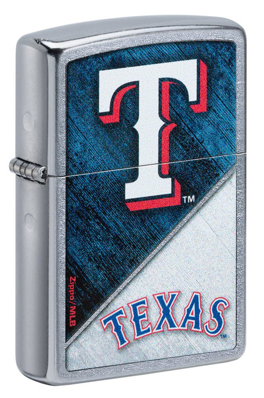 Zippo MLB Texas Rangers, Street Chrome Lighter #49751