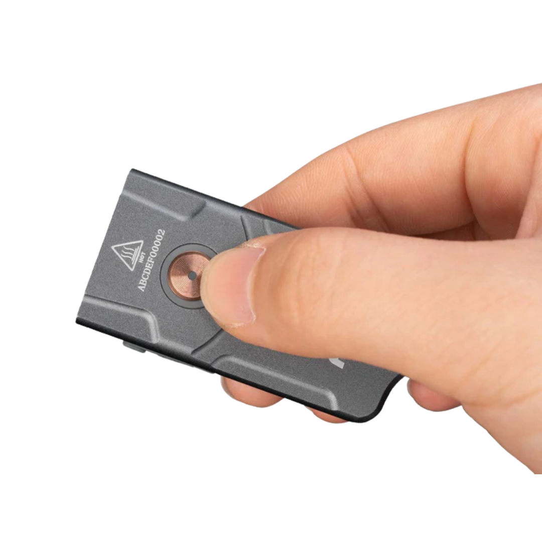 Fenix E03R V2.0 Keychain Flashlight 500 Lumens USB-C Rechargeable – Gray #E03RV2GY
