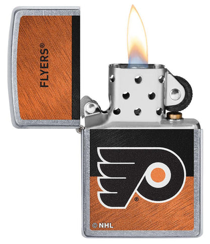 Zippo NHL Philadelphia Flyers Hockey Team, Street Chrome Lighter #48049