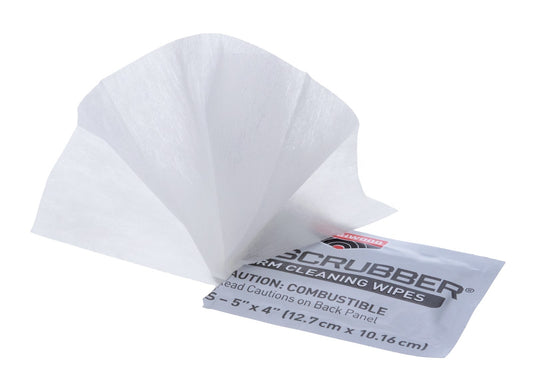 Birchwood Casey Gun Scrubber Wipes, Firearm Cleaner Take-Alongs, 12 Wipes Per Pack #33312