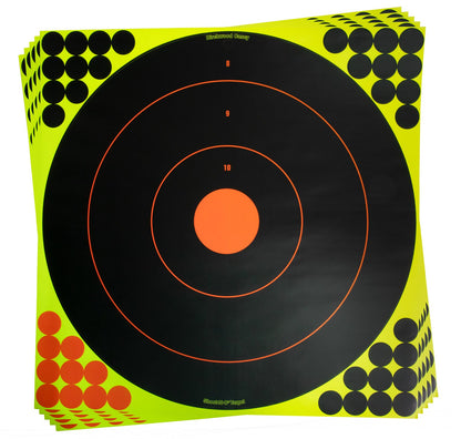 Birchwood Casey Shoot•n•c 17.25" Bullseye Target, 5 Targets #34185