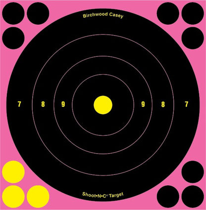Birchwood Casey Shoot•n•c 12" x 18" Oval Pink Silhouette Target, 5 Targets #34635