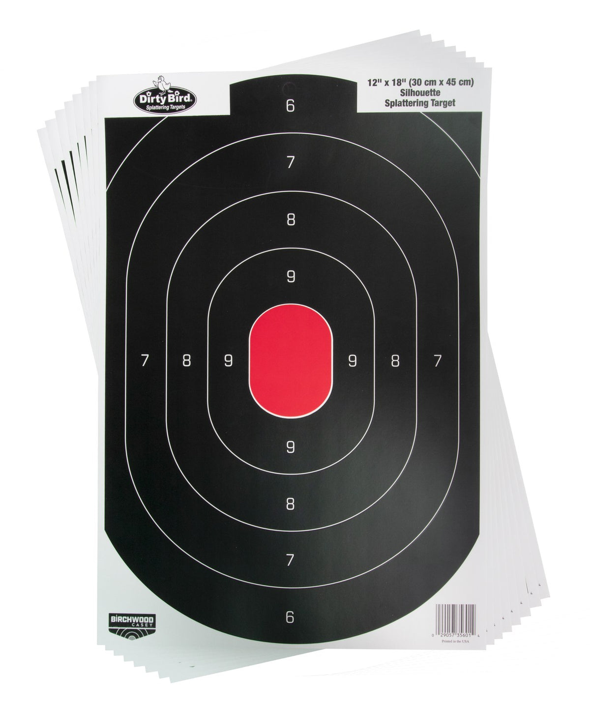 Birchwood Casey Dirty Bird 12" x 18" Silhouette Target - 8 Sheets #35608
