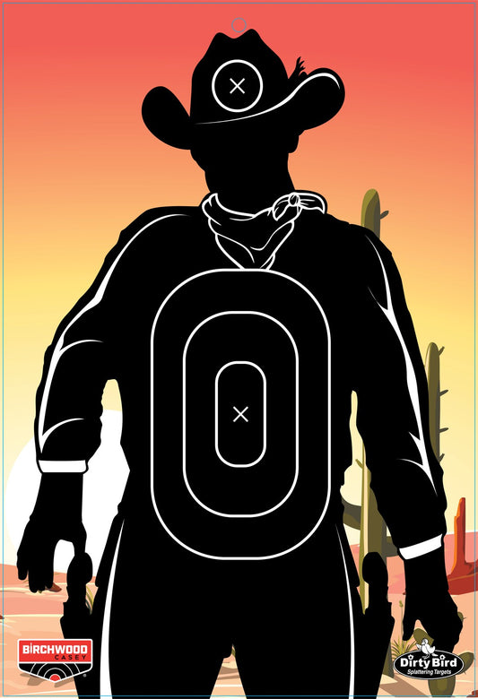 Birchwood Casey Dirty Bird 12" x 18" Gunslinger Skyline, 6 Sheets #35771