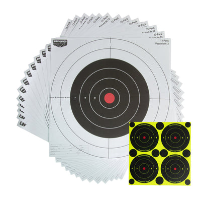 Birchwood Casey Eze-Scorer 12" Bullseye Paper Target - 13 Sheets #37013