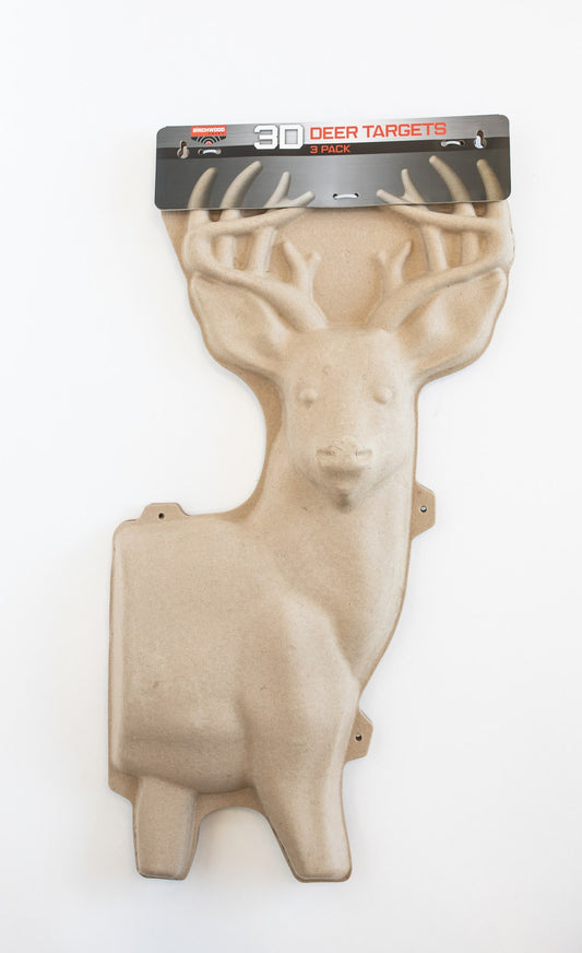 Birchwood Casey 3D Deer Target, 3 Pack #3DTGTDEER