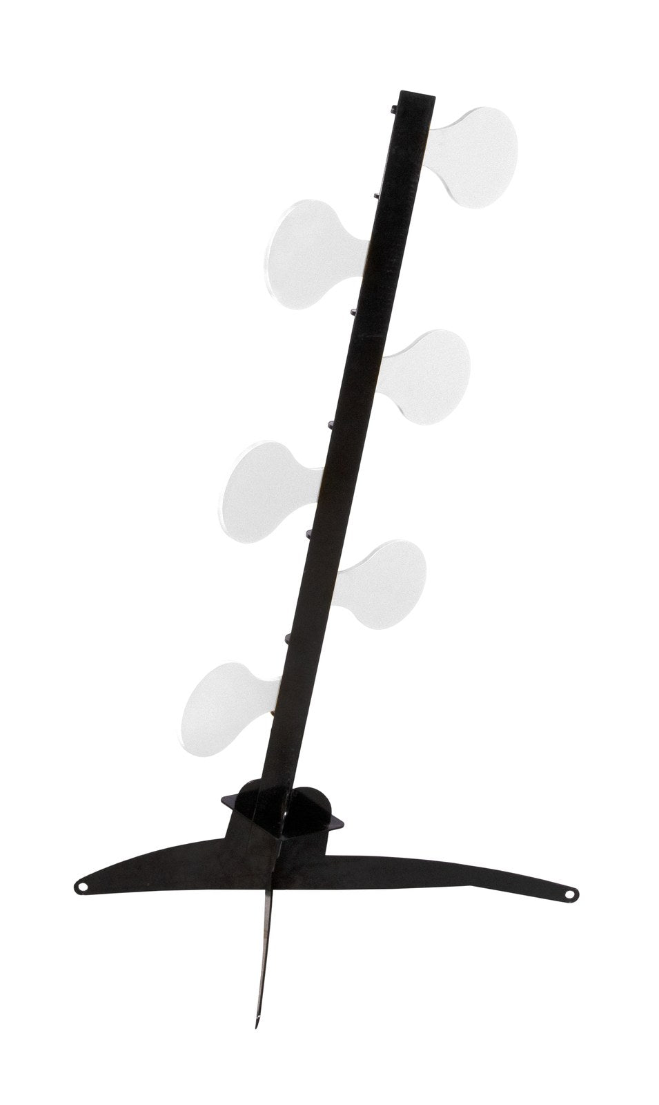 Birchwood Casey World of Targets Handgun Dueling Tree Target, (6) 6" AR500 Steel Shooting Paddles #47430