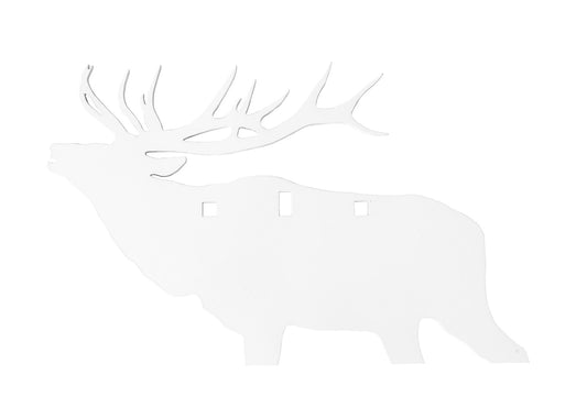 Birchwood Casey AR500 3/8" Silhouette, 3-HOLE, Elk #47700