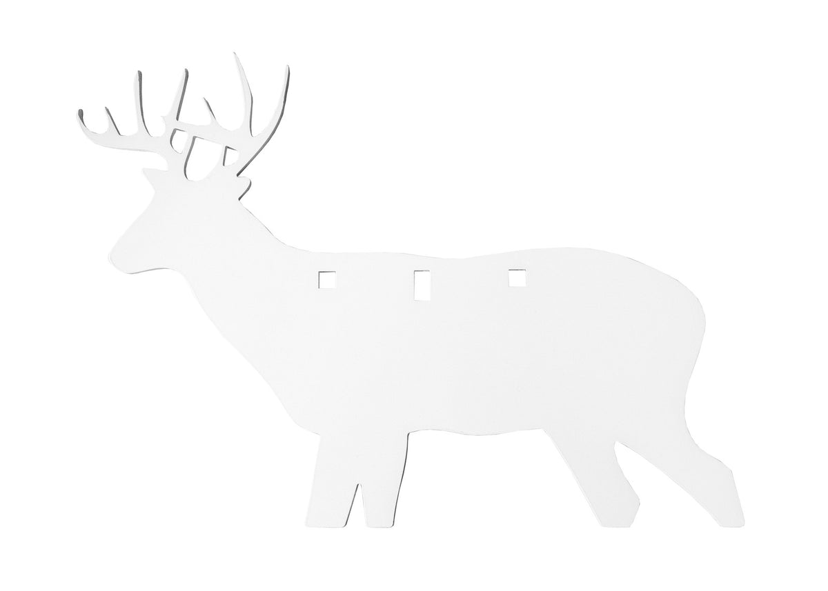 Birchwood Casey AR500 3/8" Silhouette, 3-HOLE, Deer #47702