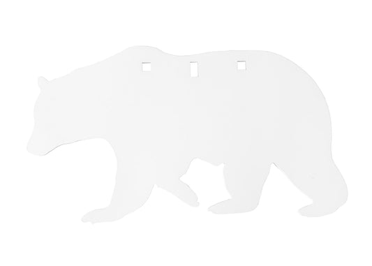 Birchwood Casey AR500 3/8" Silhouette, 3-HOLE, Bear #47703