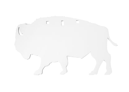 Birchwood Casey AR500 3/8" Silhouette, 3-HOLE, Bison #47704
