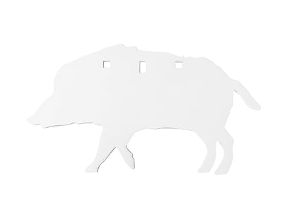 Birchwood Casey AR500 3/8" Silhouette, 3-HOLE, Boar #47709