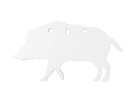 Birchwood Casey AR500 3/8" Silhouette, 3-HOLE, Boar #47709