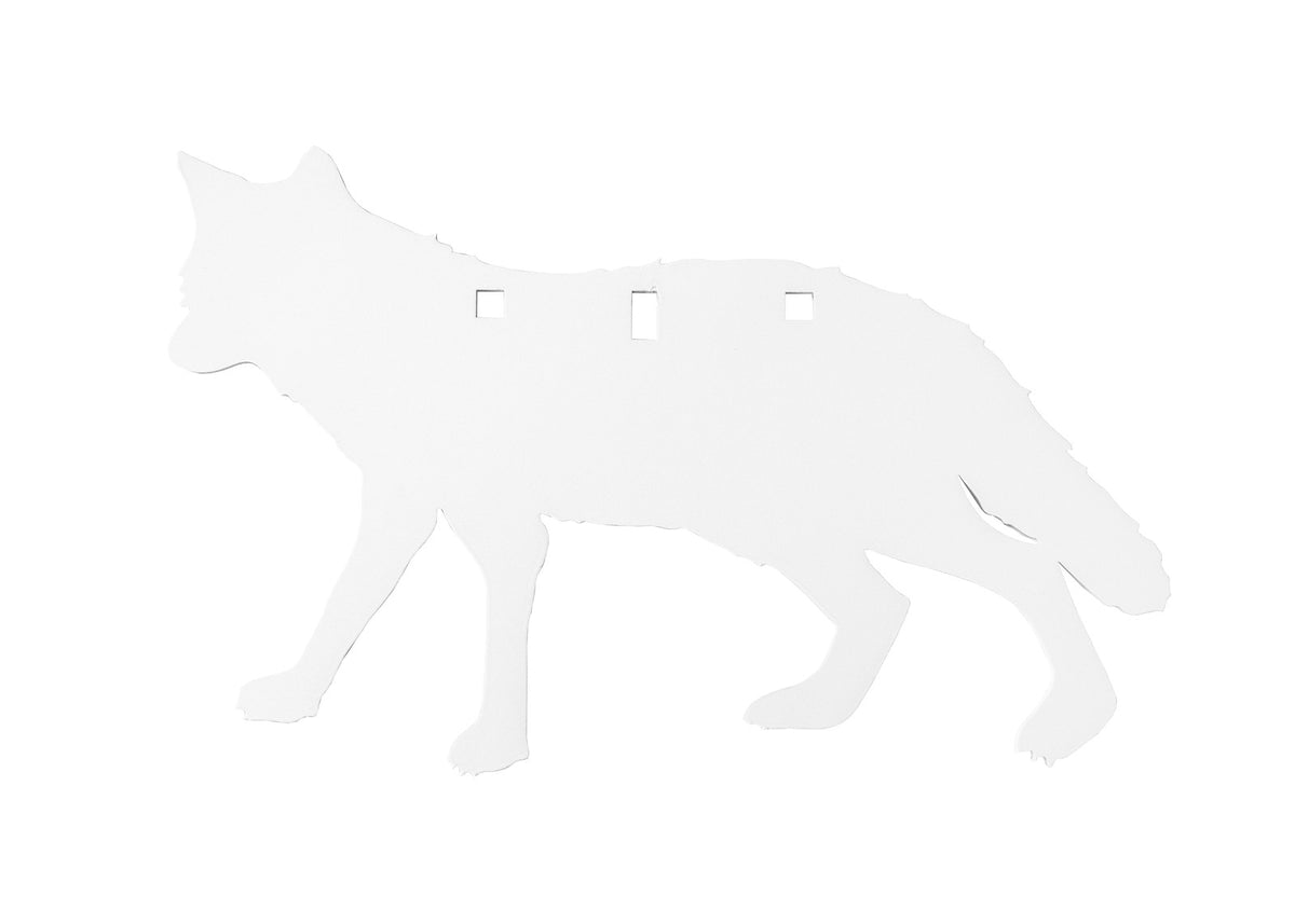 Birchwood Casey AR500 3/8" Silhouette, 3-HOLE, Coyote #47711