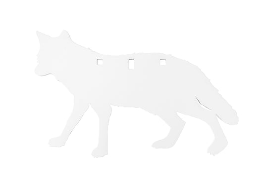 Birchwood Casey AR500 3/8" Silhouette, 3-HOLE, Coyote #47711